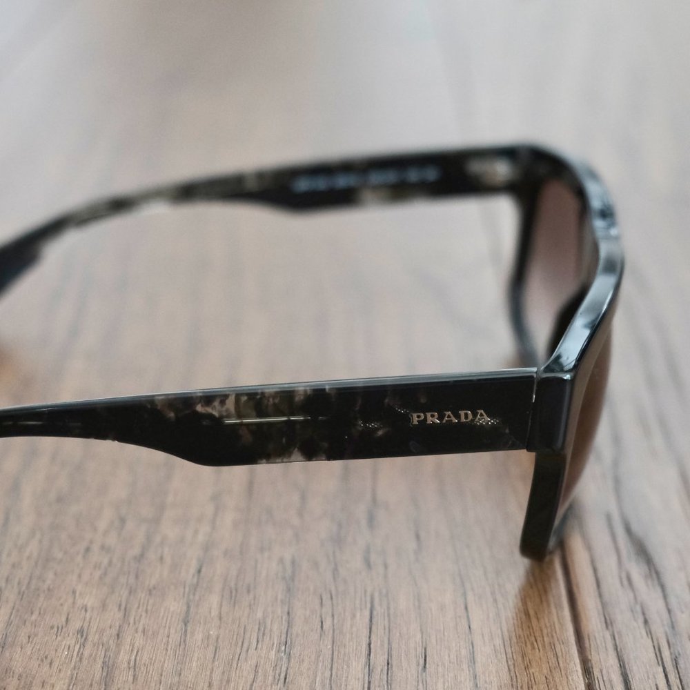 Prada Square Black Sunglasses - Picture 5 of 16
